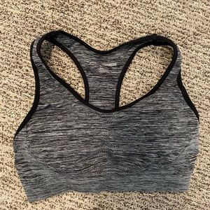 Amazon Essentials sports bra - heather grey, S